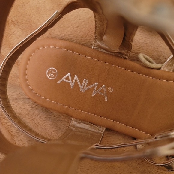 Anna Roman Lace Up Sandals - Picture 5 of 7